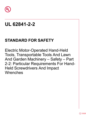 UL 62841-2-2 PDF